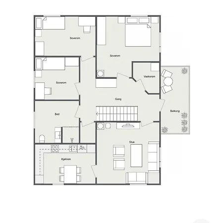 Lofoten Aurora Seafront Penthouse 罗弗敦极光海滨顶层豪华公寓 Lejlighed Å