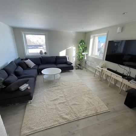 Lejlighed Lofoten Aurora Seafront Penthouse 罗弗敦极光海滨顶层豪华公寓 Å
