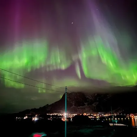 Lejlighed Lofoten Aurora Seafront Penthouse 罗弗敦极光海滨顶层豪华公寓 *
