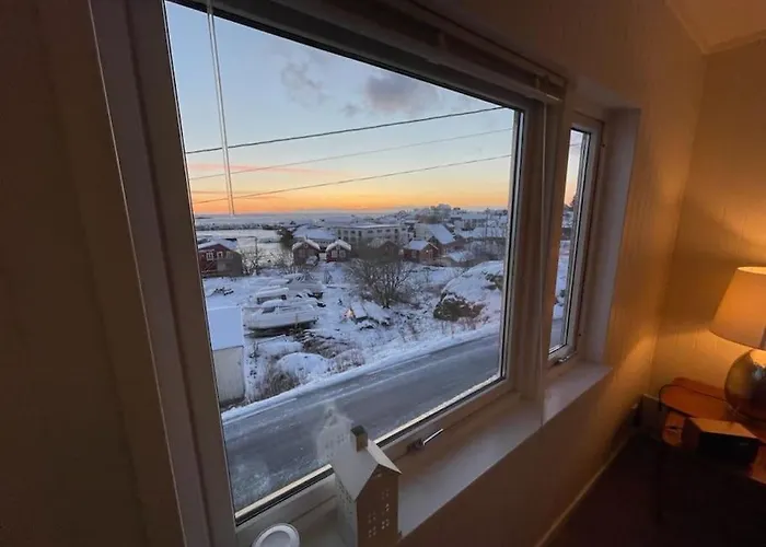 Lofoten Aurora Seafront Penthouse 罗弗敦极光海滨顶层豪华公寓 شقة *