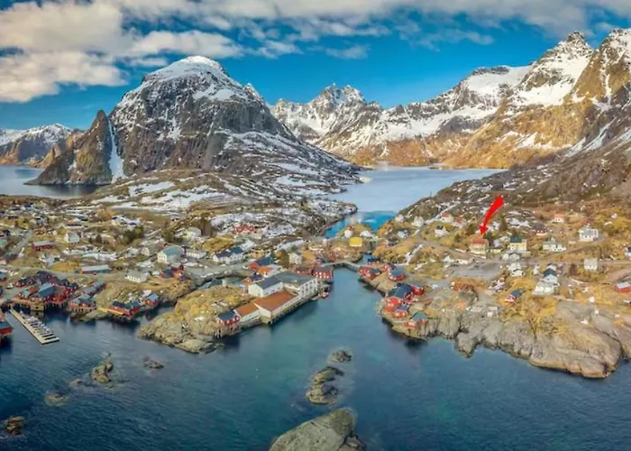 Lofoten Aurora Seafront Penthouse 罗弗敦极光海滨顶层豪华公寓 * Sørvågen