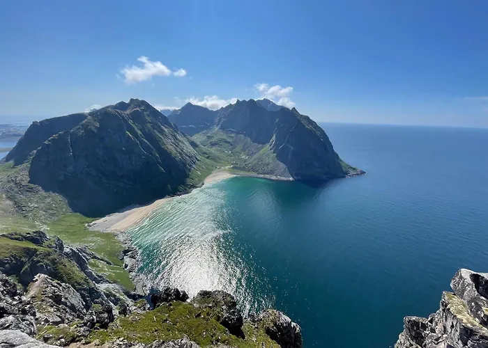 Leilighet Lofoten Aurora Seafront Penthouse 罗弗敦极光海滨顶层豪华公寓 Sørvågen