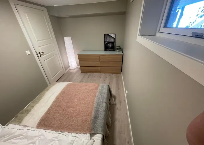 شقة Lofoten Aurora Seafront Penthouse 罗弗敦极光海滨顶层豪华公寓