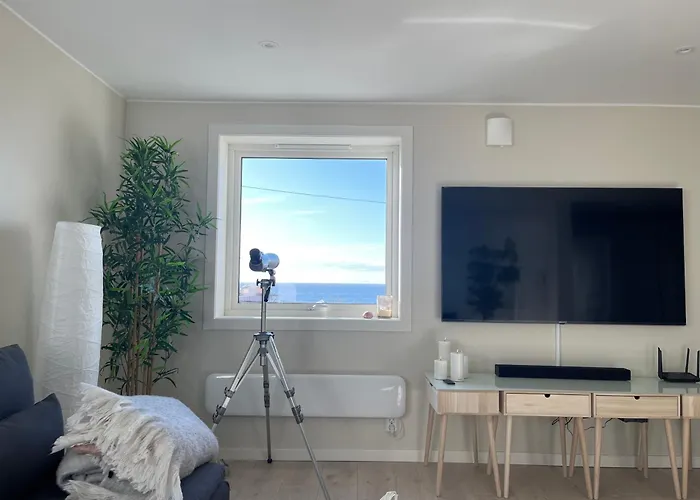 Lofoten Aurora Seafront Penthouse 罗弗敦极光海滨顶层豪华公寓