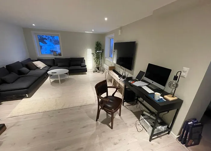 شقة Lofoten Aurora Seafront Penthouse 罗弗敦极光海滨顶层豪华公寓