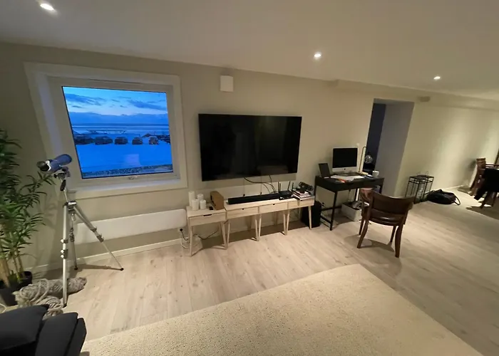 Lofoten Aurora Seafront Penthouse 罗弗敦极光海滨顶层豪华公寓 Leilighet Sørvågen