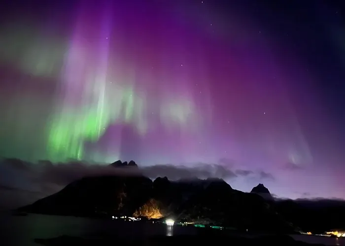 Leilighet Lofoten Aurora Seafront Penthouse 罗弗敦极光海滨顶层豪华公寓